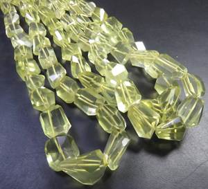 Cuentas de Cuarzo Amarillo Natural, Tira de 8 Pulgadas, Facetadas, Sueltas, de 9-16 mm, en Forma de Pepita, de Primera Calidad para la Fabricación de Joyas - Product Image 2