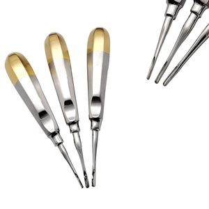 Kit d'élévateurs radiculaires dentaires en acier inoxydable, instruments chirurgicaux manuels, kit de ciseaux parodontaux en métal poli - Product Image 3
