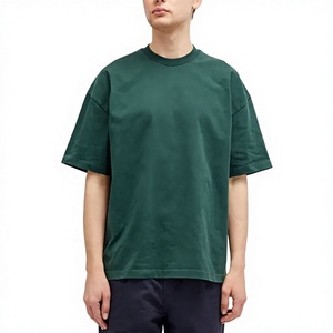 T-shirts 100 % coton en gros, t-shirts oversize de haute qualité avec logo personnalisé pour hommes et femmes, streetwear, fabricant OEM - Product Image 1