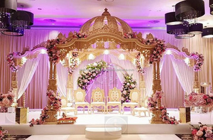 FRP Mandap Decor for Weddings Durable and Elegant Wedding <b>Decorations</b> - Product Image 4