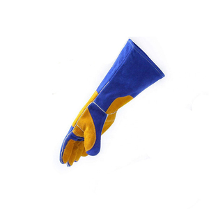 Guantes de Seguridad de Cuero para Soldadura MIG, Protección Completa para los Dedos, Anti-Impactos, Transpirables, Forrados de Algodón, Protección Contra Salpicaduras de Metal Fundido, Personalizables - Product Image 2