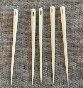 100% Natural Quality Polished Eco-Friendly Buffalo Bone <b>Sewing</b> Needles Handmade Knitting Needle <b>Sewing</b> Needle At low price - Product Image 1
