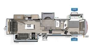 ใหม่ 2026 ฟอเรสต์ ริเวอร์ แคมป์ไซต์ อีลิท 36RF - Product Image 4