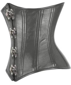 คอร์เซ็ตของผู้หญิงวินเทจชุดกระชับสัดส่วนเซ็กซี่แบบโอเวอร์บัสท์คอร์เซ็ทหนังระบายอากาศทันสมัยสำหรับขนาดใหญ่พิเศษ - Product Image 5