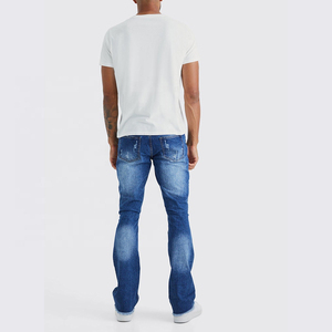Jeans en denim pas chers en gros, pantalons décontractés et tendance, vêtements de qualité, approvisionnement direct usine pour hommes et femmes, usage quotidien - Product Image 2