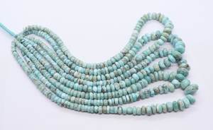 ลูกปัดลาริมาร์ธรรมชาติทรงกลมเรียบขนาด 5-9 มม. ลูกปัดพลอยลาริมาร์ทรงกลมเรียบธรรมชาติ 16 นิ้ว สำหรับทำเครื่องประดับ - Product Image 4