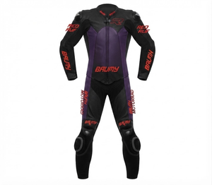 Custom Made Premium Leather MotoCP Racing 1Pc Suit Jumpsuit/Traje Riding Gear With Hump Level 2 CE Made To Measure - Product Image 1