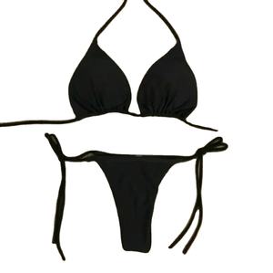 Conjunto de Bikini Unisex de Alta Calidad Personalizable con Logotipo, Traje de Baño con Sujetador y Braguita, Ropa de Playa - Product Image 1