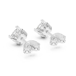 Boucles d'oreilles en diamant fantaisie taille coussin de 1,00 carat, en or 14K 18K, pierres cultivées en laboratoire certifiées IGI, bijoux de luxe, grossistes et fournisseurs de détail - Product Image 1