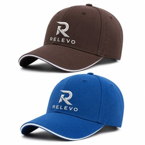 Gorra de Béisbol Relevo Unisex de 6 Paneles, Ajustable, con Logotipo Bordado en 3D en el Panel Frontal, Color Sólido, Tela Común, Estilo Casual - Product Image 5