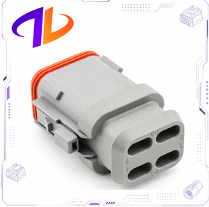 DT06-08SA-E008 ตัวเชื่อมต่อแบบกันน้ำสำหรับยานยนต์ 8 ขา แบบตัวเมีย รุ่น DT ซีรีส์ ฝาครอบยาว - Product Image 2