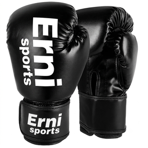 Gants de boxe MMA en cuir véritable 14oz/12oz/16oz, logo personnalisé OEM, entraînement professionnel, sparring, légers, respirants, vente en gros - Product Image 3