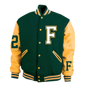 Veste universitaire tendance pour homme, manteau de style Letterman pour l'université, veste de baseball pour homme pour l'hiver - Product Image 1