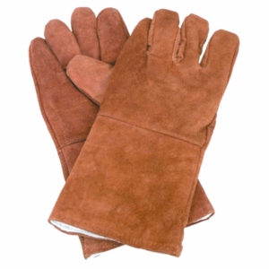 Best Performance Cowhide Split Leather Welding Gloves Work Protection Heat and <b>Fire</b> Resistant Heavy Duty Leather Working Gloves - Product Image 6