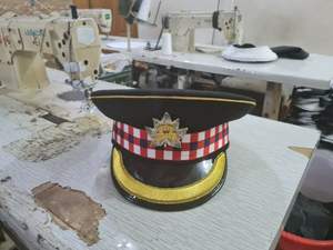 Sombreros Cold Era Gorra con visera británica Tamaños de color personalizados Sombreros con visera de lana de algodón con insignias Fábrica - Product Image 6