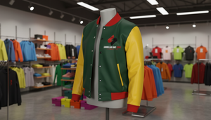 Veste décontractée pour homme, style universitaire, en mélange de coton, boutonnée, color block, légère, tendance streetwear, vente en gros - Product Image 5