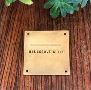 Customizable Brass Metal Tag Personalized Engraving Shape Labels <b>for</b> Trophies Medals Plaques Custom Sizes Sizes Metallic Label - Product Image 2