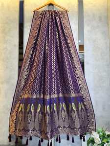 Dupatta en Georgette Khadi Bandhej HD Premium, Vêtement Ethnique Traditionnel, Doux et Léger, pour Fêtes et Festivals, 6 HDP jorjot dupatta - Product Image 3