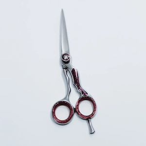 Forbici Professionali da Barbiere per Destrorsi, Fatte a Mano in Acciaio Inossidabile, con Lama Affilata e Manico Medio per Uomini, Donne e Parrucchieri - Product Image 1