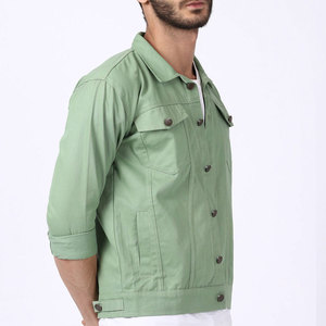 Nouvelle conception de veste en jean pour homme, couleur personnalisée, veste en jean d'hiver pour homme, streetwear, veste en jean pour homme - Product Image 4