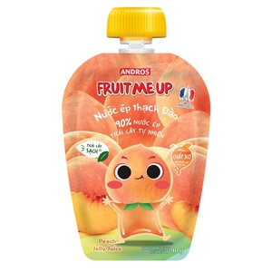 Bolsa de jugo de gelatina de melocotón al por mayor, bolsa práctica de 90g, sabor dulce, adecuada para todas las edades - Product Image 1