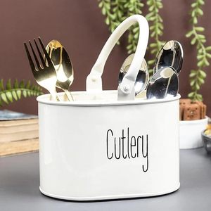 Porte-couverts élégant en métal pour l'organisation de la table de cuisine - Product Image 6