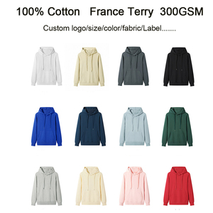 Sweat-shirts unisexes surdimensionnés en coton molletonné épais de haute qualité, personnalisables avec logo imprimé, pour homme, pour l'hiver - Product Image 6