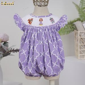 Babeeni Sweet Princess - Mameluco de burbujas con diseño de personajes para bebés, 100 % algodón, manga corta, no tóxico, ignífugo - Product Image 2