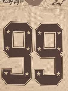 เสื้อเจอร์ซีย์โอเวอร์ไซส์แขนสั้นคอวีทรงหลวมพิมพ์ลายกราฟิกสำหรับผู้หญิง สไตล์อเมริกันฟุตบอล - Product Image 6