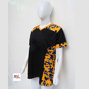 Camiseta de Punto de Algodón Orgánico 100% para Mujer, Diseño Personalizado de Cuello y Logotipo en Dos Colores, Corte Holgado, Alta Calidad, Venta al Por Mayor para Verano - Product Image 5