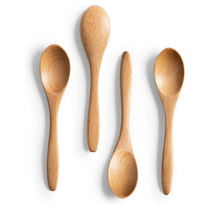 Cuchara de matcha de madera con mango largo, excelente opción, cuchara de madera sostenible, precio directo, suministro al por mayor - Product Image 3