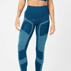 Leggings Deportivos para Mujer, Hechos en Pakistán, de Alta Calidad, Transpirables, Cintura Elástica, Color Sólido, Largos, Spandex/Poliéster, Precio Razonable - Product Image 3