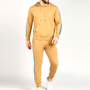 Ensemble sweat-shirt et pantalon de survêtement pour homme personnalisé, tenue décontractée à deux pièces assorties - Product Image 1