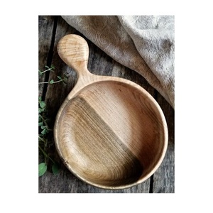 Plateau de service en bois massif, planche rustique pour la présentation de pizzas, sandwichs, pâtisseries, gâteaux, biscuits et petit-déjeuner - Product Image 2