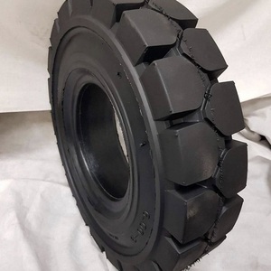 Neumáticos Sólidos de Alta Calidad para Minicargadoras con Llanta de Acero, Ruedas de Goma Resistentes para Máquinas de Construcción - Product Image 1
