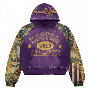 Sudadera con Capucha de Algodón al por Mayor, Estilo Vintage, Acabado Lavado, Tela Premium, Fabricante Personalizado - Product Image 4