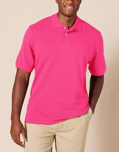 เสื้อโปโลผู้ชายผ้าฝ้ายถักแบบ OEM สกรีนโลโก้ได้ตามสั่ง ขายส่งคุณภาพสูง ระบายอากาศได้ดี สวมใส่สบาย รับสั่งซื้อจำนวนมาก - Product Image 1