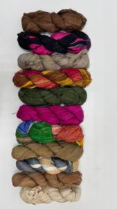Rubans Sari 100% Soie Teints pour Emballage de Bijoux, Projets Artisanaux, Accessoires Cheveux & Décoration Textile - Product Image 3