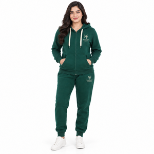 Conjunto Deportivo Unisex Casual de Verano, Talla Grande, 100% Poliéster Ecológico, Sudadera con Capucha Transpirable de Manga Larga y Pantalones Deportivos - Product Image 2