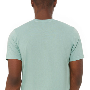 Men's Light <b>Green</b> Short Sleeve O-Neck <b>T</b>-<b>Shirt</b> Regular Fit 100% Cotton Jersey Casual Solid Color <b>Plain</b> Dyed Knitted <b>T</b>-<b>shirts</b> - Product Image 5