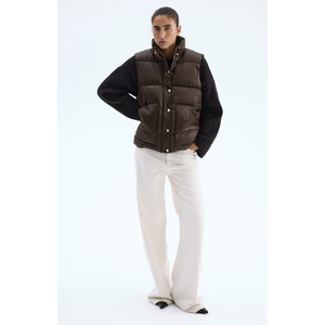 Chaleco Deportivo Acolchado de Plumón para Mujer, Casual, de Invierno, Cálido, para Exteriores, sin Mangas, Ropa de Moda de Invierno, Personalizado, Resistente al Viento, OEM - Product Image 2