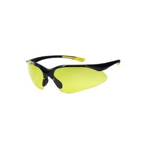 P9006C Safety <b>Glasses</b> Blue Silver or Black Frame UV400 Resistant Lens Side Protection CE ANSI Certified Protective Eyewear - Product Image 1