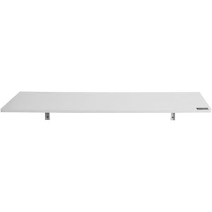 Tavolo Pieghevole da Parete per Camera da Letto 43,3 x 18 Pollici, Scrivania Salvaspazio con Supporto in Ferro per Piccoli Spazi - Product Image 1
