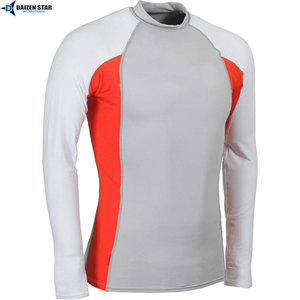 Fabricant de vêtements de sport OEM personnalisés, t-shirts de compression imprimés par sublimation pour hommes, protection UV - Product Image 2