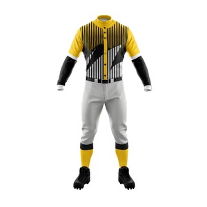 Uniforme de Béisbol Personalizado al por Mayor para Hombre Adulto, 100% Poliéster, Antibacteriano, Transpirable, de Secado Rápido y Absorción de Humedad - Product Image 2