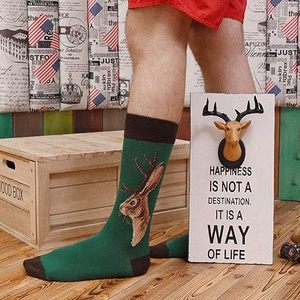 Calcetines Casuales de Invierno para Hombre de Primera Calidad, Transpirables, Cómodos, de Spandex/Nailon, Tejidos, Personalizables, Resistentes a Desgarros - Product Image 2