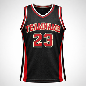 Tissu 100% polyester respirant à séchage rapide, personnalisable par sublimation et broderie, nom et numéro du joueur, grande taille, basketball professionnel. - Product Image 1