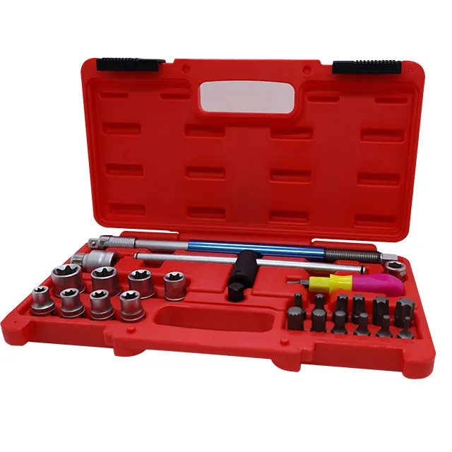 wrench set T handle 3/8" socket 3/8" bits holder 26PC mechanical tool oem industry tool wrench set