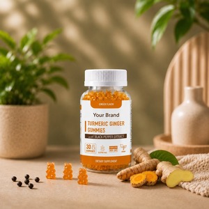 Gummies au curcuma et au gingembre en marque blanche OEM pour soutenir l'immunité et la santé des articulations - Product Image 1