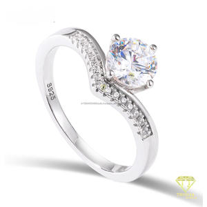 Elegant Moissanite Engagement <b>Ring</b> 925 Sterling <b>Silver</b> Cushion Cut <b>Solitaire</b> Bridal Wedding <b>Ring</b> Luxury Jewelry Gift for Women - Product Image 3